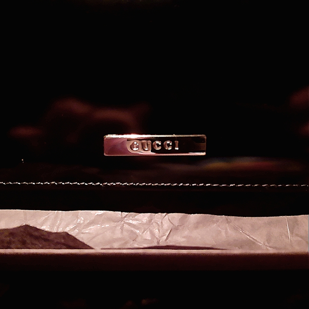 Gucci Vintage Patent Leather Wallet NWOT